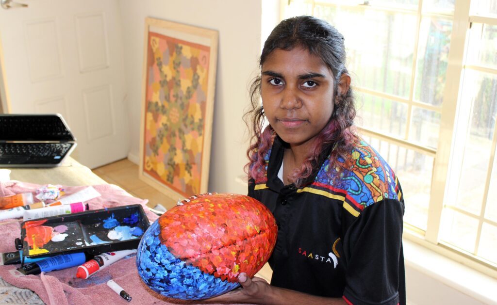 Monica's NAIDOC gift to Centacare - The Southern Cross