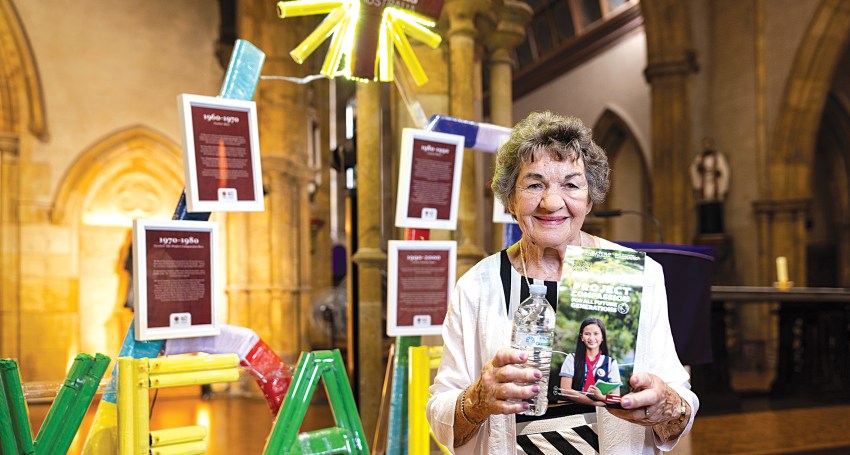 Brighton parishioner Pauline McPherson has been a loyal supporter of Project Compassion for more than half a century. Picture: Ben Macmahon