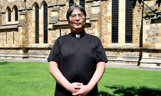 Fr Paul Kim soon after arriving in Adelaide.
