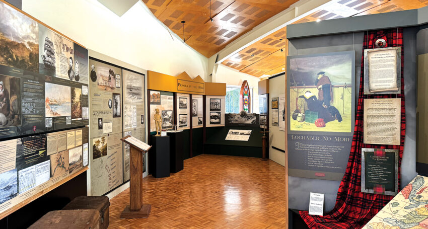Some of the new, educational display panels on show at the Mary MacKillop Penola Centre.