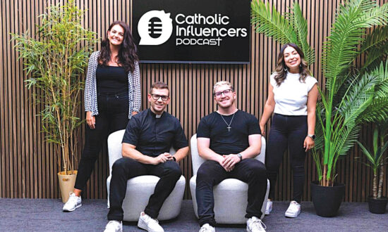 The Catholic Influencers Podcast with Fr Rob Galea team includes Justine Hughes, Fr Rob Galea, Augie Angrisano and Alyssa Agius.