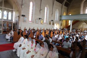 The Way of the Cross with Holy Qurbana held at St Aloysius’ Church, Sevenhill.