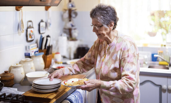 Anna Kalc prepares traditional Slovenian pancakes in her suburban Adelaide home.
