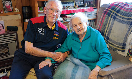 Peter and Rosemarie Collyer at their family home.