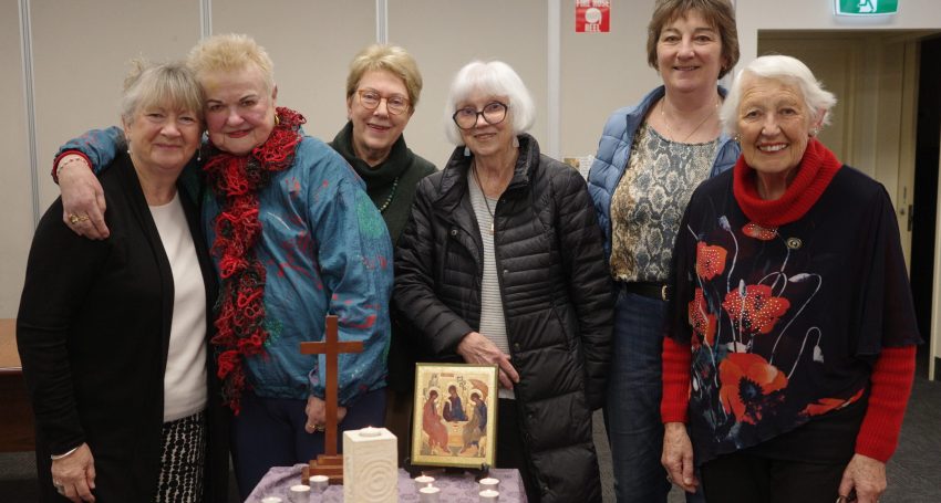 Geraldine Hawkes, Trish Urbaniak, Denise McCabe, Lyn Von der Borch, Sue Sheldrick and Leonie Holmes at CWL’s Day of Reflection.