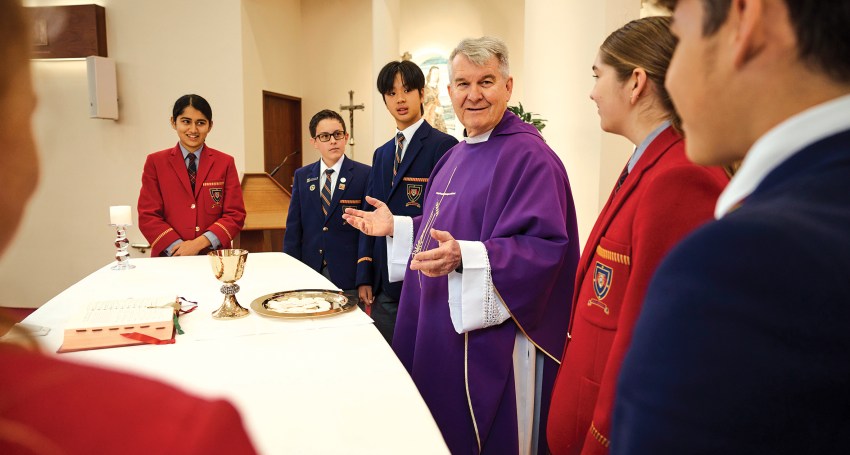 Fr Peter Hosking is celebrating 50 years since he joined the Society of Jesus. Picture: Randy Larcombe