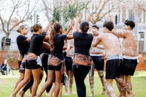 Dusty Feet Mob wowed the crowd with dance. 